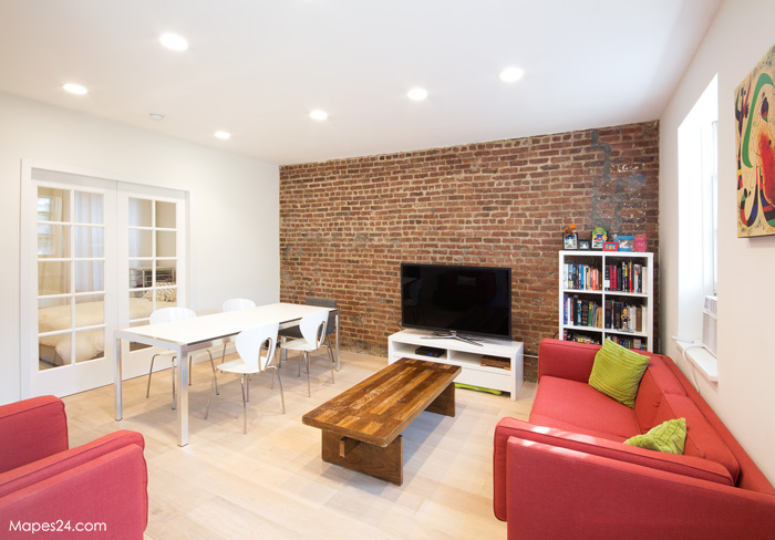 wide lens distortion corrected in shot for architectural photography