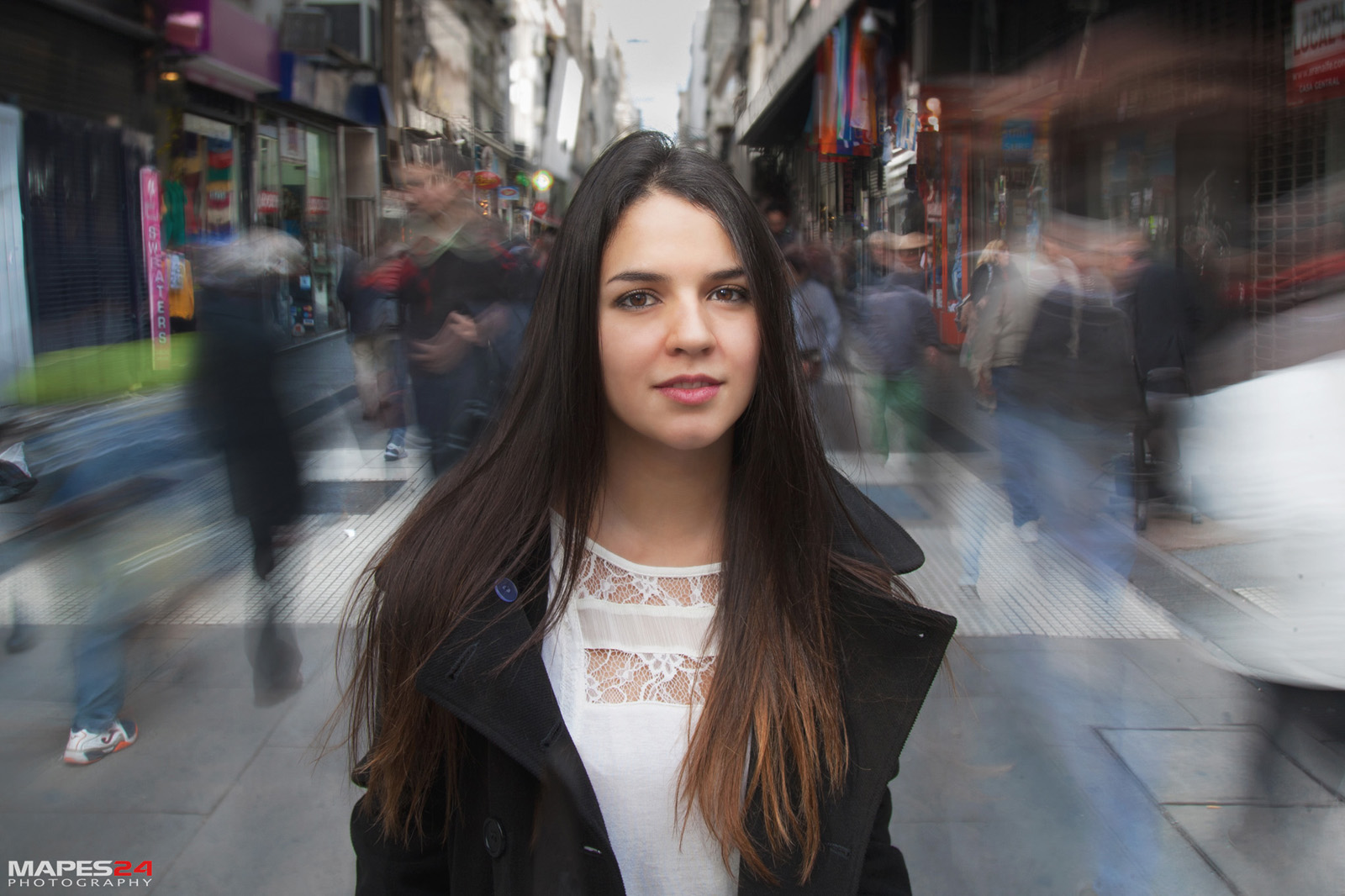 photoshoot in calle florida in buenos aires
